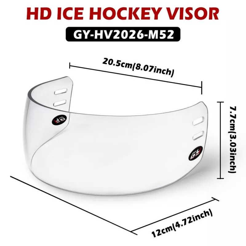 GYHOCKEY Officiële release: 2026 HD Ice Hockey Visor-serie nu wereldwijd verkrijgbaar