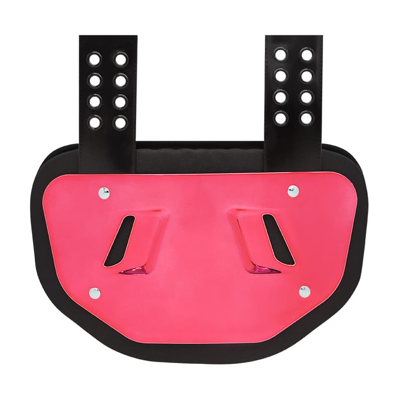 Pro-grade Chromeshield-achterplaat | Impact-rated wervelkolombescherming voor lijnwachters en linebackers