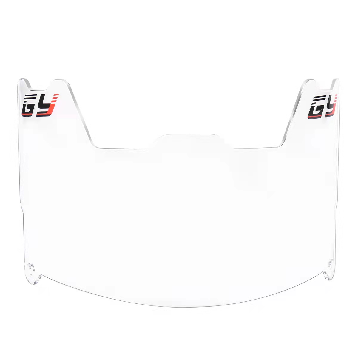 TruVision Pro Voetbalvizier MilitaryGrade Clear Shield Binnenkant anticondens, buiten antikras
