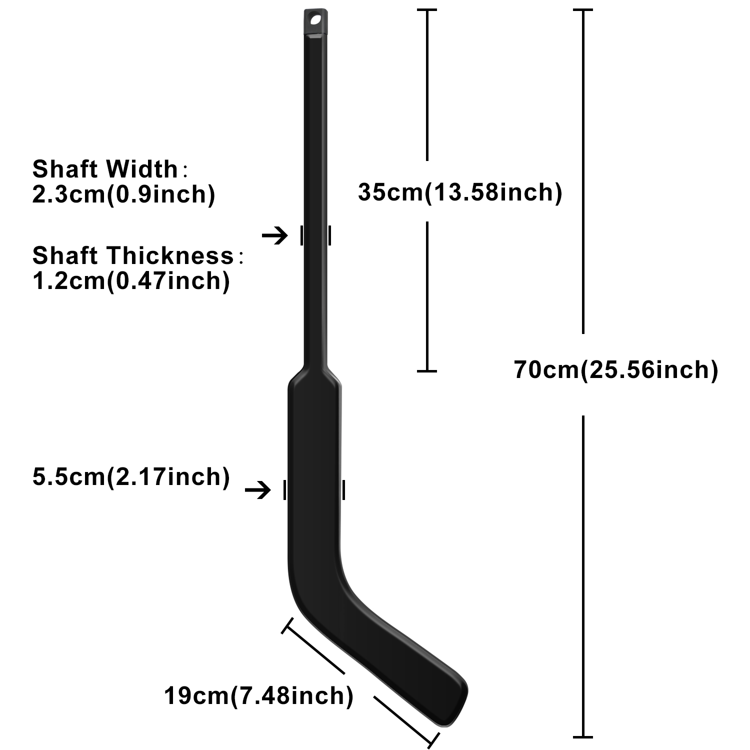 Mini-ijshockey-keeperstick van glasvezel voor jongeren - Topkeuze voor jonge keepers